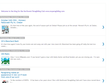 Tablet Screenshot of blog.nwparagliding.com